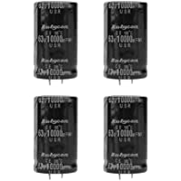 4pcs Condensador- Electrolytique Audio 10000uF 63 V Componente Electrónico para Amplificador 30 × 50 mm